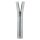 Silver Reflective with Black 7" Zipper